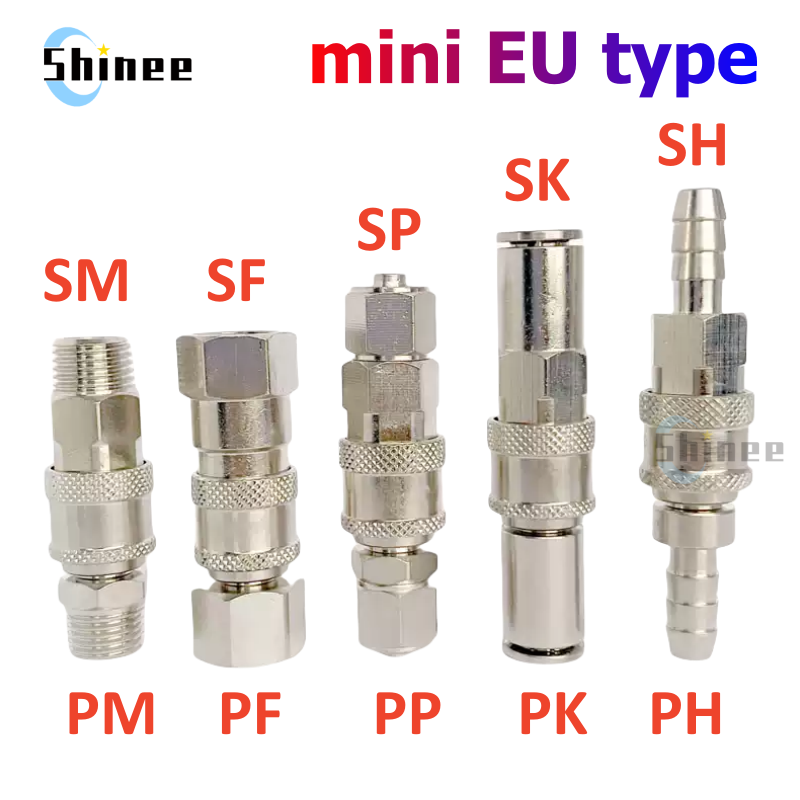 Compression Fitting Brass - AB Tamamen Bakır Nikel Kaplama Mini