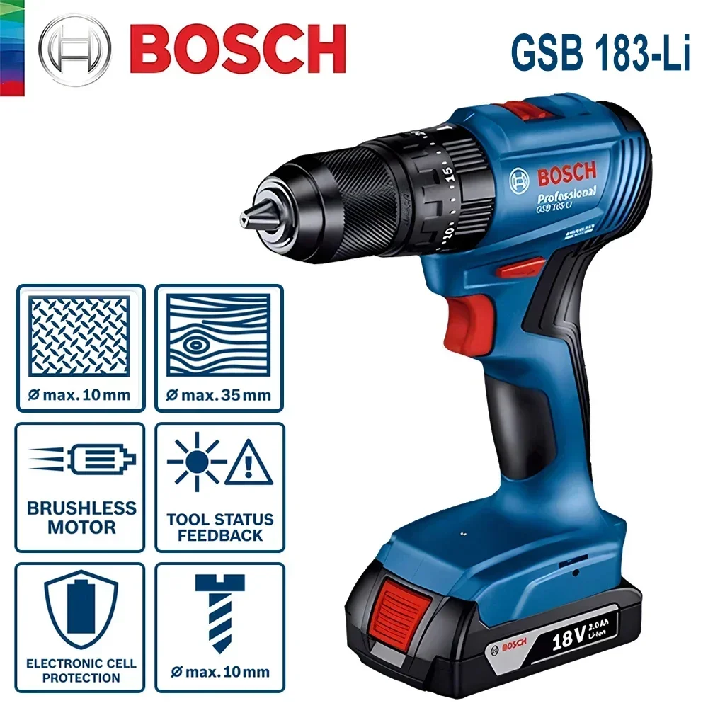 Bosch GSB183-LI 18V Şarjlı Dar - Bosch Drill Gsb 18V incelemesi ve fiyatı